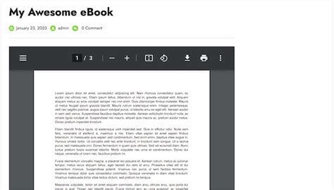 pdf to html wordpress, Wordpress plugin