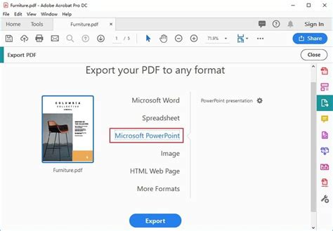 pdf to ppt adobe, How to convert pdf to powerpoint using adobe acrobat pro dc