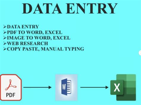pdf to word excel data entry, Do data entry from pdf to word or excel by daneedanee. Entry data pdf excel word do screen full