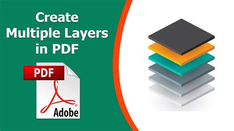 pdf viewer with multiple layers, How to create multiple layers in pdf file using adobe acrobat pro dc