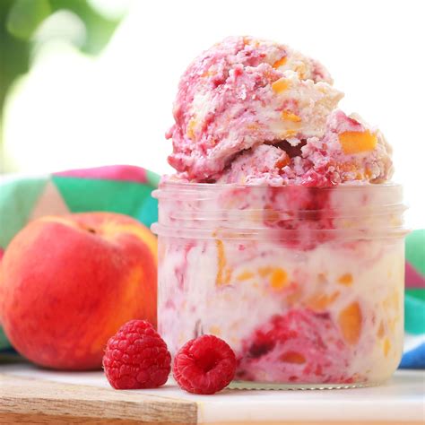 peach melba ice cream