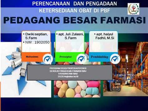 pengadaan pbf, Sop pengadaan ke pbf