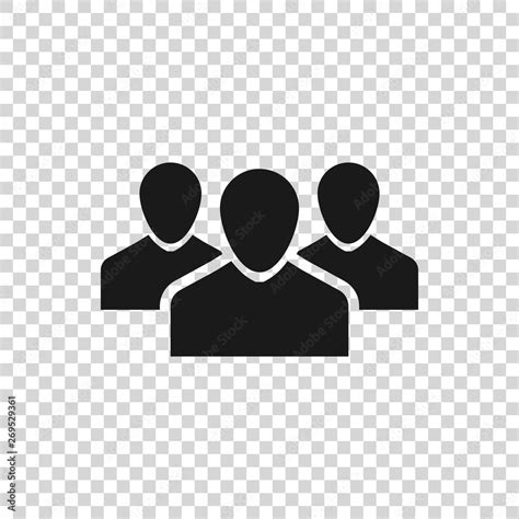 people icon without background, People vector icon transparent background stock vector (royalty free