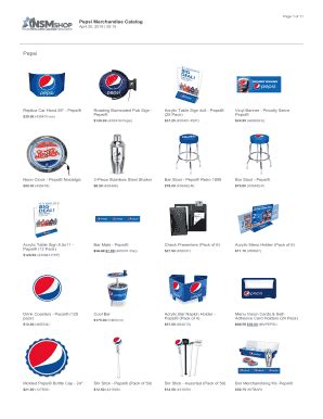 Pepsi Points Catalog 1996