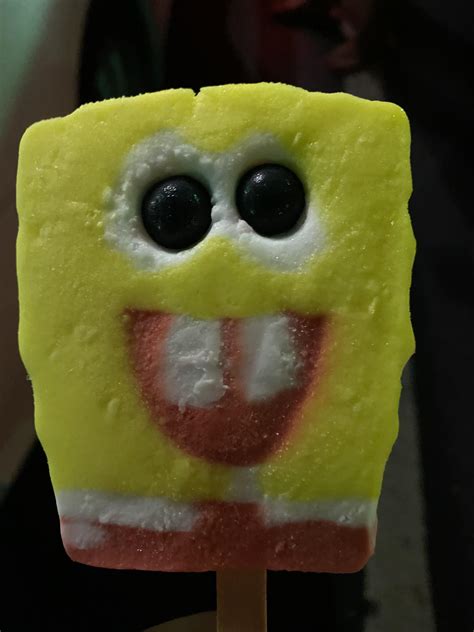 perfect spongebob ice cream