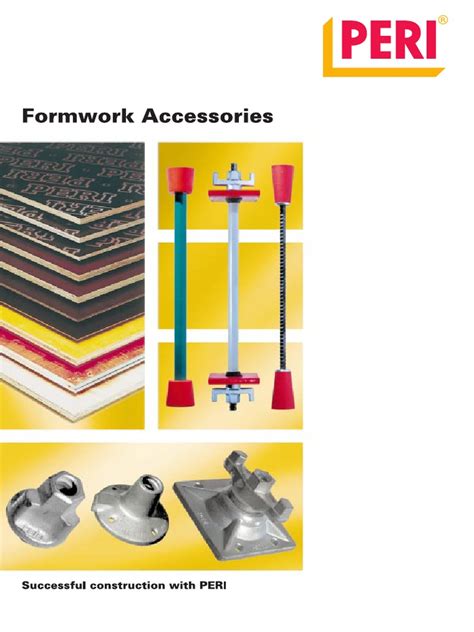 Peri Catalogue Formwork Accessories