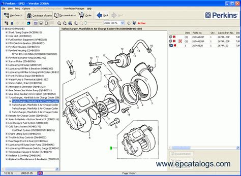 Perkins Engine Parts Catalog