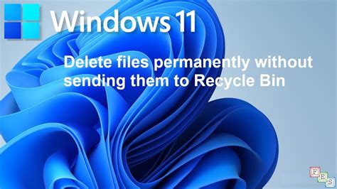 permanently delete without recycle bin, Delete files without recycle bin. How to permanently delete files without moving it into the recycle bin