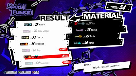 persona 5 all fusions, Persona 5 royal fusion guide: how to fuse the best personas