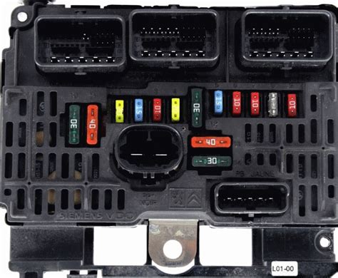 peugeot 407 fuse box location 