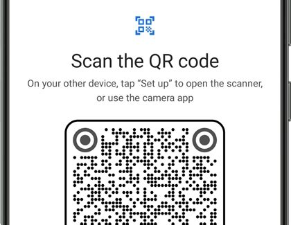 phone setup qr code, Use smart switch qr code quick setup on galaxy phones and tablets