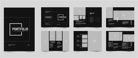photoshop portfolio intro sheet, Portfolio template digital photoshop design fashion photography