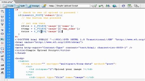 php file upload script example, How to upload file using php devops central