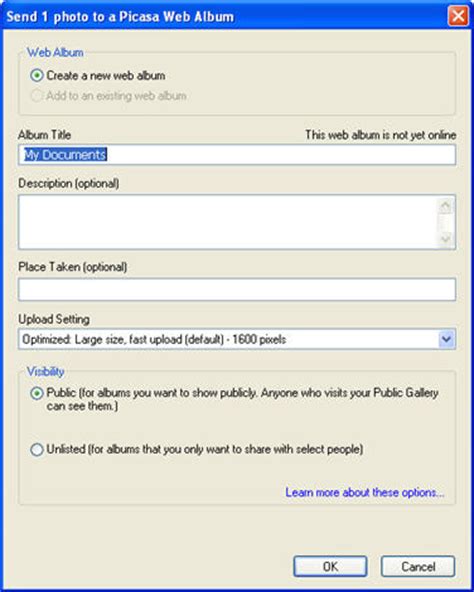 picasa web album delete, Picasa album web google software. Upload image to google picasa web album using picasa software step by