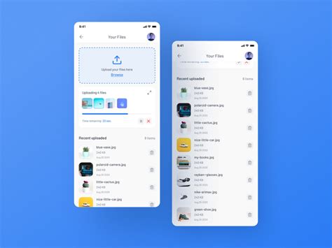 picture upload screen app ui, App mobile upload