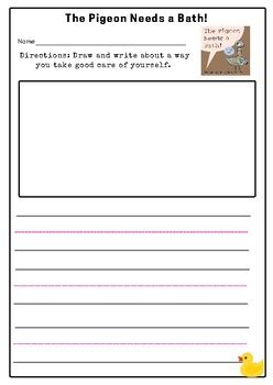 pigeon needs a bath coloring page, The pigeon needs a bath coloring page coloring pages