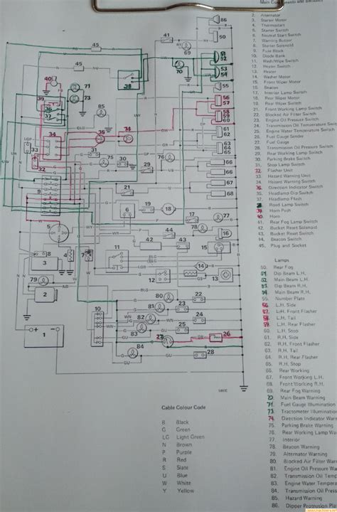 pilot control wiring diagram jcb 