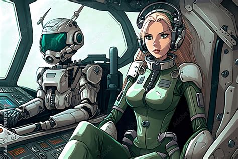 piloted robot