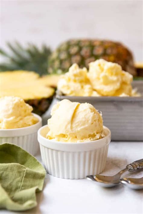 pineapple ice cream recipe with ice cream maker