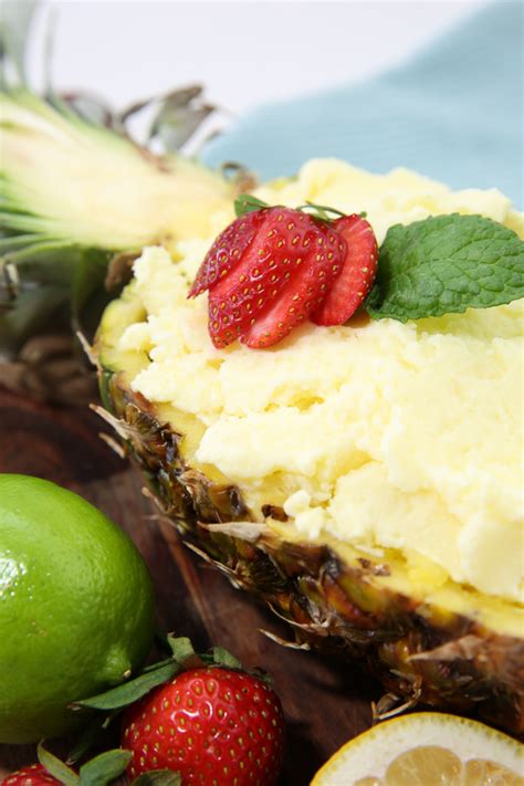 pineapple sorbet without ice cream maker