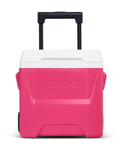 pink ice chest with wheels
