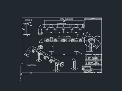 piping layout autocad 