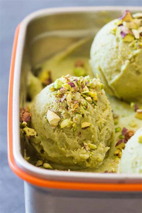 pistachio ice cream without nuts