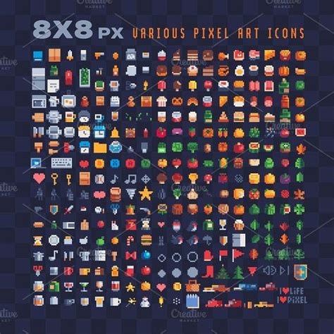 pixel icon collection, Pixel_icon