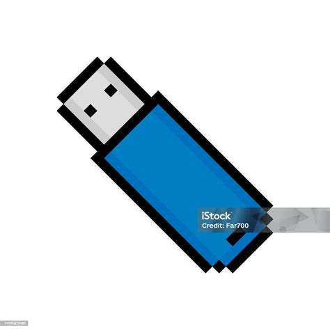 pixel icon flash memory, Flash memory icon