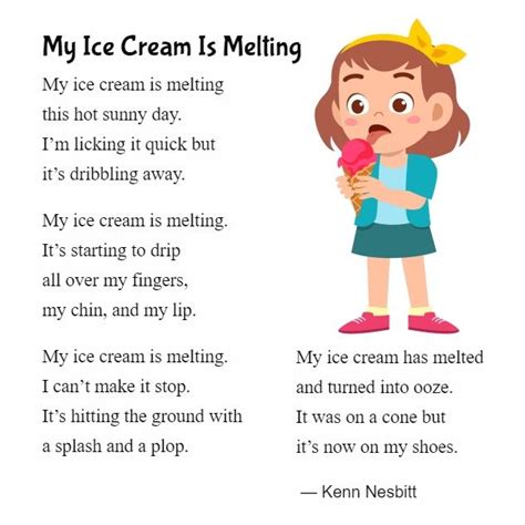poetry about ice cream