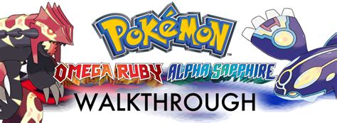 Pok Mon Ruby And Sapphire Walkthrough