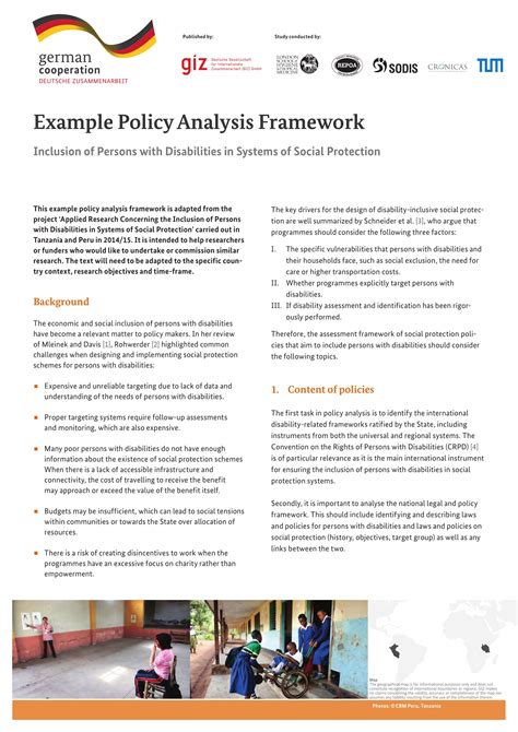 Policy Analysis Template