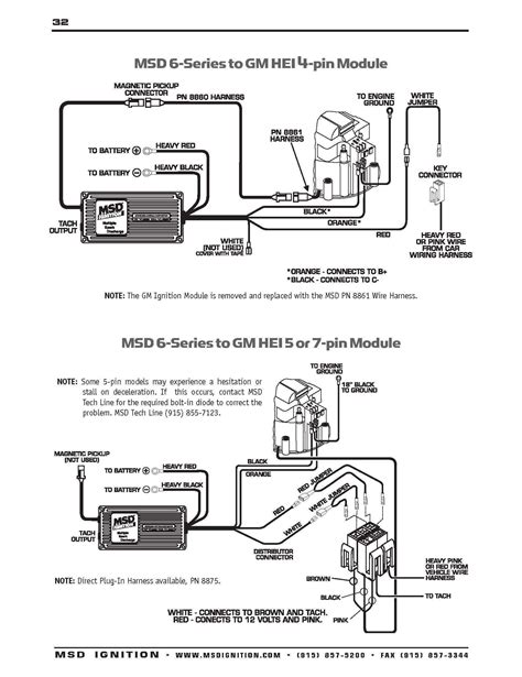 pontiac hei distributor wiring diagram 