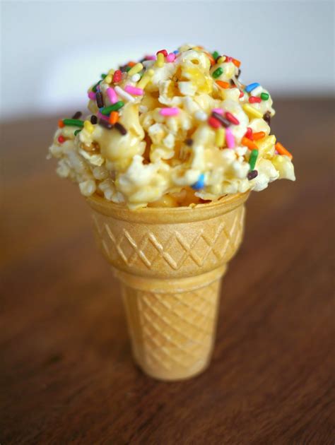 pop corn ice cream