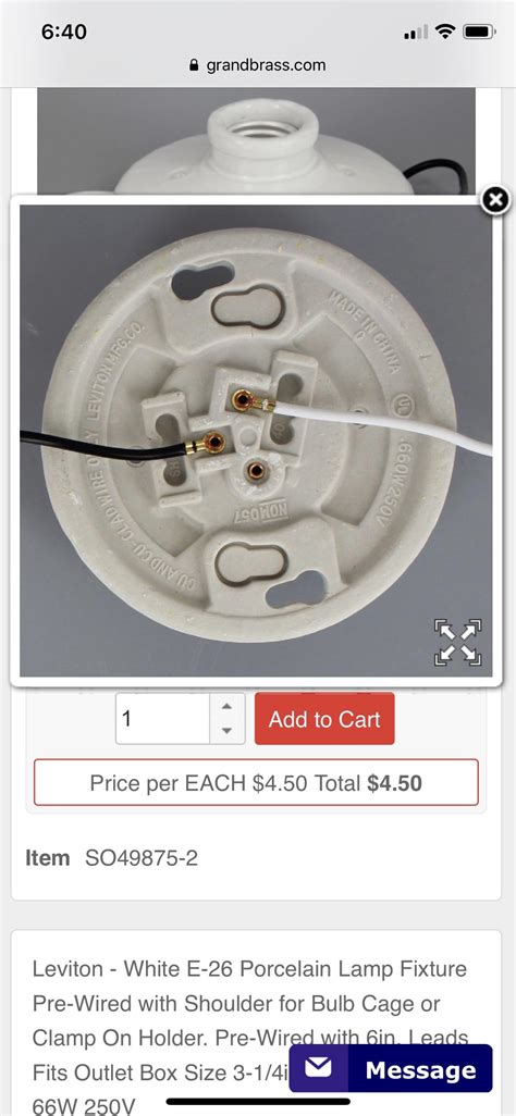 porcelain bulb light fixture wiring diagram 