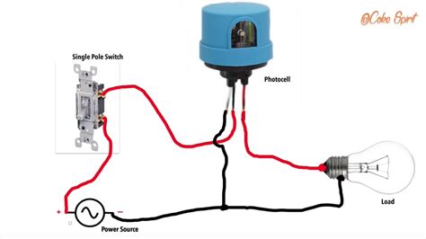 porch light with photocell wiring diagram 