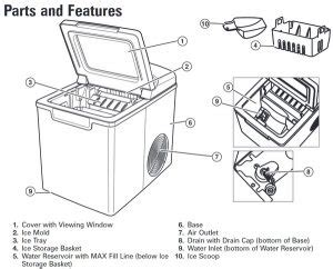 portable ice maker compressor not working