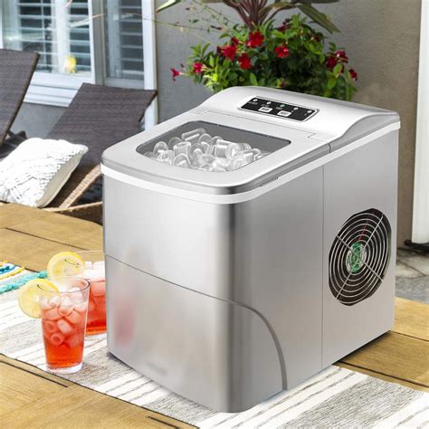 portable ice maker with freezer