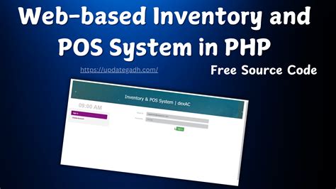 pos and inventory system php source code, Simple pos and inventory management system in php with source code