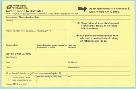Post Office Mail Template