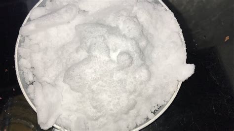 powdery ice