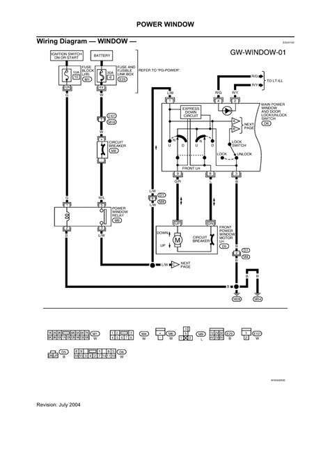 power mirrors wiring diagram for 06 nissan altima 