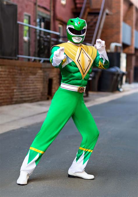 power ranger green costumes