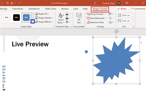preview button on powerpoint, Button of powerpoint
