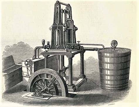 primera maquina para hacer hielo 1855