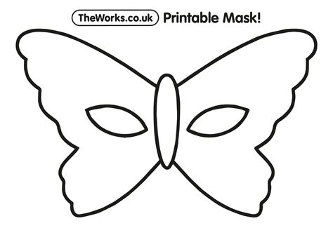Printable Butterfly Masks