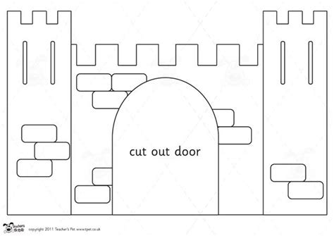 Printable Castle Door