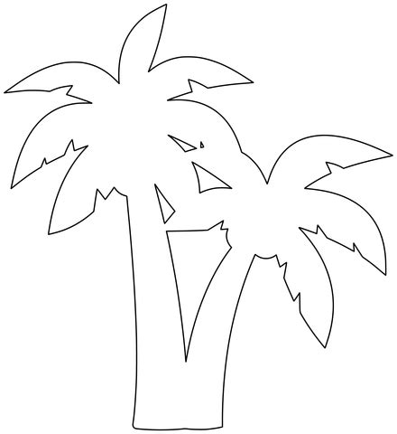 printable coconut tree template, Realistic coconut tree template printable. Coconut tree printable template