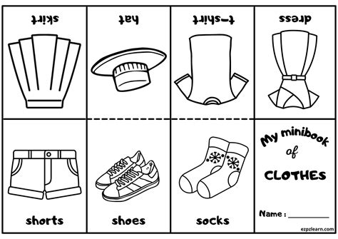 printable coloring pages for clothes, Printable winter clothes