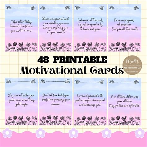 Printable Inspirational Cards